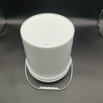 Druk seryjny 10 litrowy okrągły plastikowy wiadro z pokrywą ISO9001