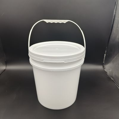 Druk seryjny 10 litrowy okrągły plastikowy wiadro z pokrywą ISO9001