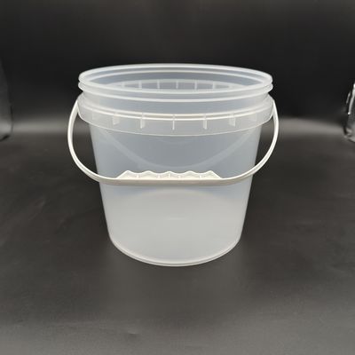 1L-25L Przejrzyste plastikowe pojemniki wiadra z pokrywą odporną na naprężenie