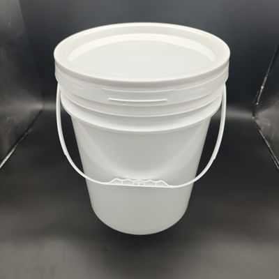 Druk seryjny z plastikowego wiadra okrągłego o pojemności 20 l