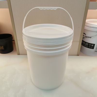 Żywność klasy 5 galonów plastikowe białe wiadra z pokrywkami