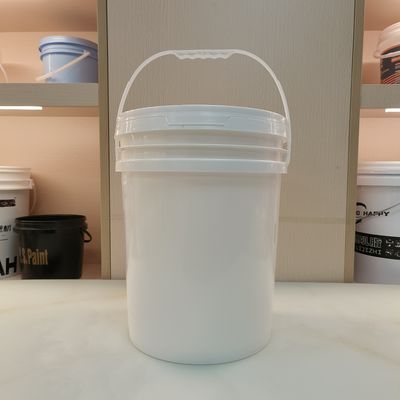 Wielokrotnie używalny, układający się 20 l okrągły plastikowy wiaderek z przeciekającą pokrywą