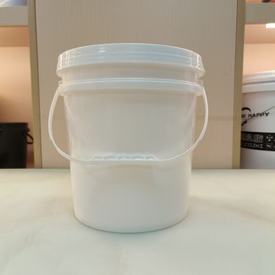Biały Czarny 10L Okrągła plastikowa wiadra Materiał PP z pokrywką uszczelnienia