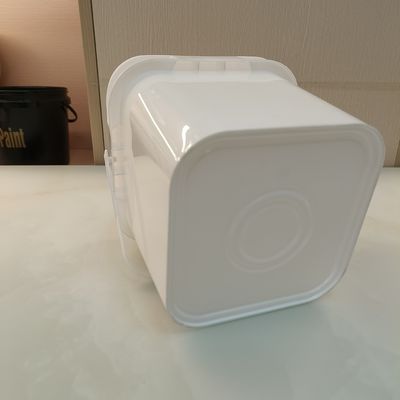 Polypropylen PP 10l kwadratowy plastikowy wiaderek z pokrywą nietoksyczną