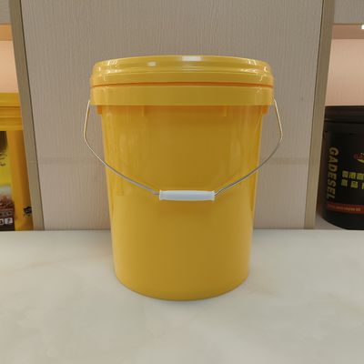 18L 4,8 Gallon 5 Gallon Farba z tworzyw sztucznych Żółty wiadro