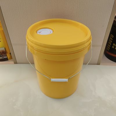 18L 4,8 Gallon 5 Gallon Farba z tworzyw sztucznych Żółty wiadro