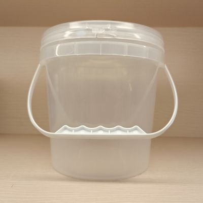 Politylen Polypropylen Przejrzyste plastikowe wiadra do napojów odporne na korozję