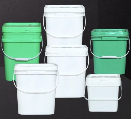 12' Poly Buil Square Storage Buckets z pokrywkami 2 lbs