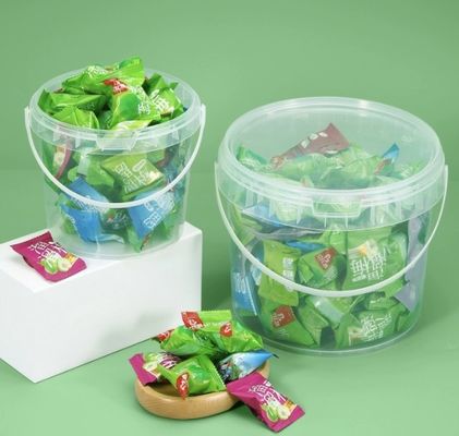 Kuchnia 20l Biały plastikowy wiadro z pokrywą