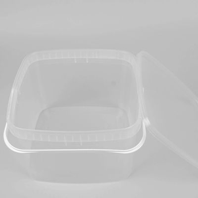 Zastosowalne przezroczyste plastikowe wiadra czyste wiadra magazynowe OEM ODM