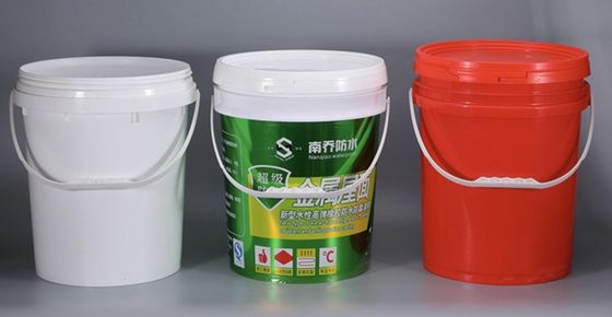 Wlewanie Wylotowy wiadro smaru 20 Litro plastikowy wiadro IML Drukowanie