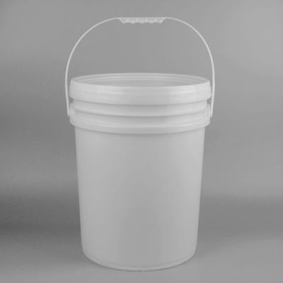 20 l biały wiadro smaru z metalowym uchwytem OEM ODM