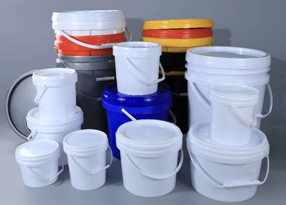 Bezciekły biały plastikowy wiaderek olejowy z osłoną odporną na ciepło