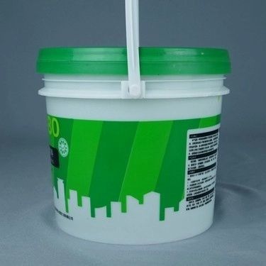 18l okrągły plastikowy wiadro farby z uchwytami