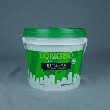 Wielokrotnie używalny wielki, okrągły plastikowy wiadro z pokrywą