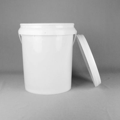 Wielokrotnie używalny wielki, okrągły plastikowy wiadro z pokrywą