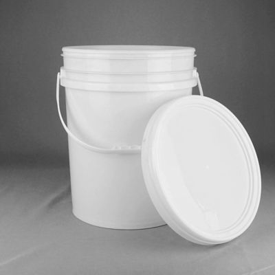 OEM ODM 5 galon plastikowe wiadra z pokrywkami czarne 5 galon wiadra