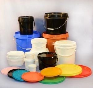 Wysokiej odporności chemicznej 1 ~ 25 litrów plastikowego wiadra z pokrywą