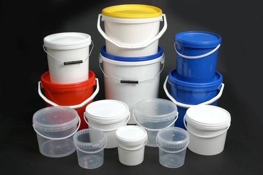 1L 2L 3L 4L 5L 10LChemiczne wiadra z pokrywą odporne na korozję duże okrągłe wiadra z tworzyw sztucznych