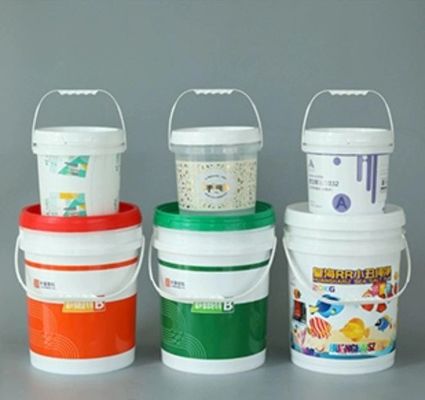 1-25L pojemność okrągła plastikowa wiadra nawozowa z pokrywą