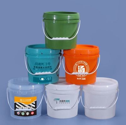 OEM ODM Hdpe 5 galon plastikowy wiadro z ergonomicznym uchwytem