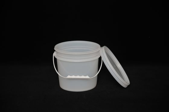 Dostosowany przezroczysty plastikowy wiaderek z klapą na pokrywie do użytku wewnętrznego i zewnętrznego